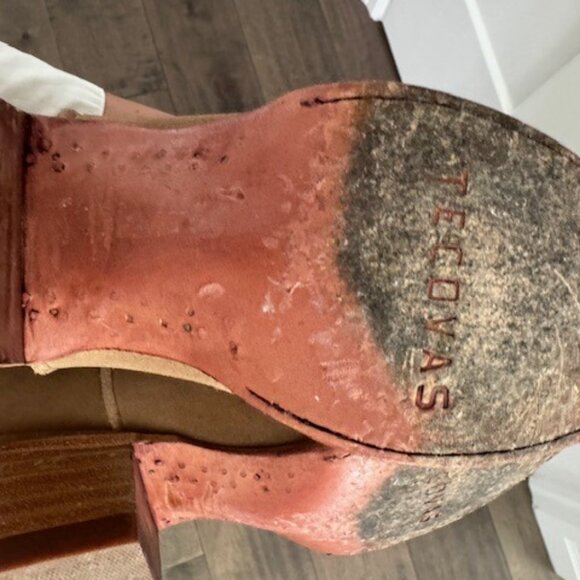 Tecovas - The Abby - Tall Suede Cowboy Boot - Picture 3 of 6